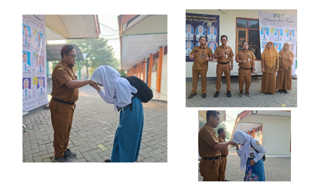 SMKN Kabuh Konsisten Budayakan Penyambutan Siswa untuk Bentuk Karakter Mulia