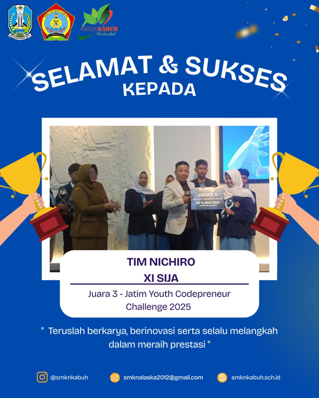 Juara 3 Jatim Youth Codepreneur Competition 2025
